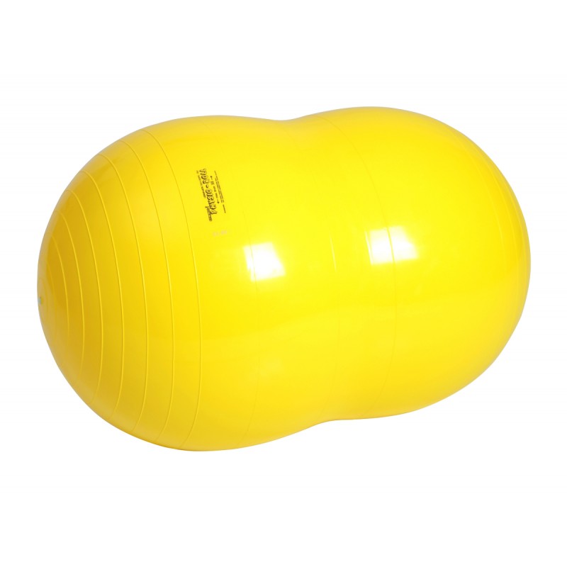 Piłka rehabilitacyjna do ćwiczeń Fasolka Gymnic Physio Roll  55x90cm - kolor żółty