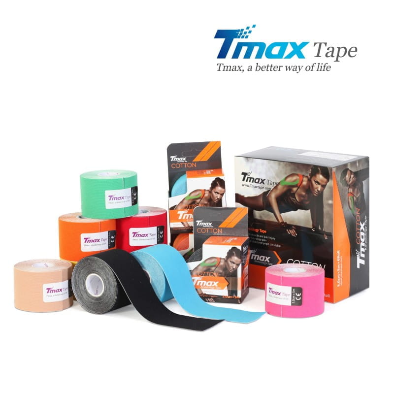 Tmax Kinesiology Tape - plaster elastyczny - różne kolory