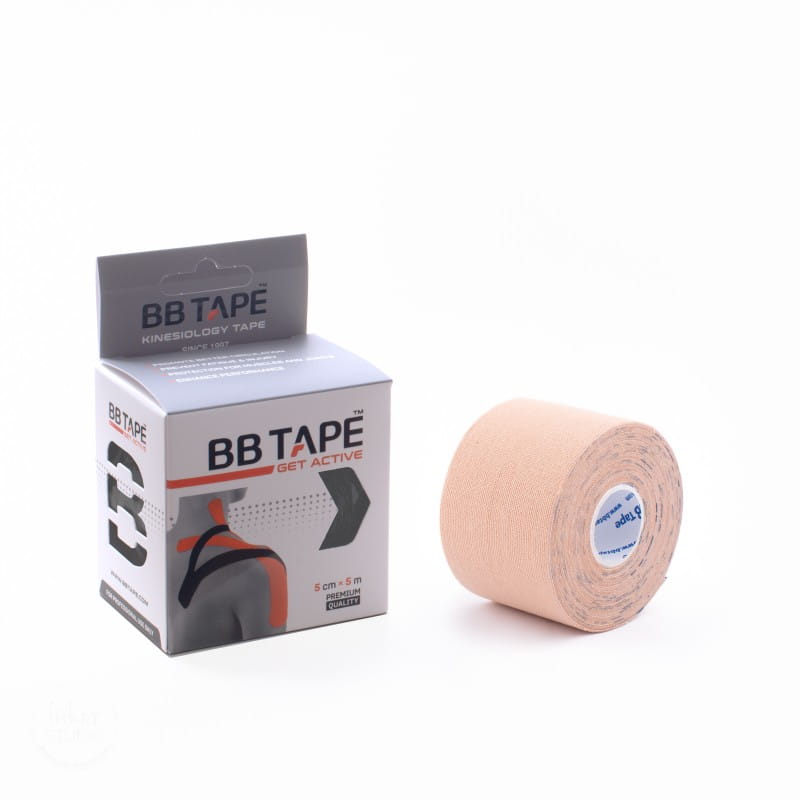BB Kinesiology Tape 5cm x 5m - beżowy