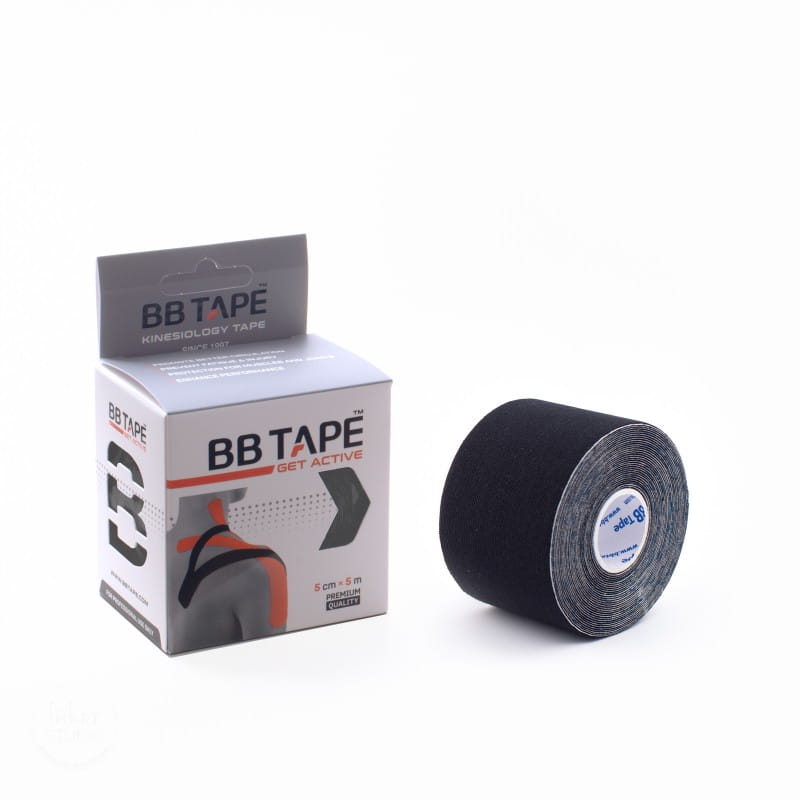 BB Kinesiology Tape 5cm x 5m - czarny