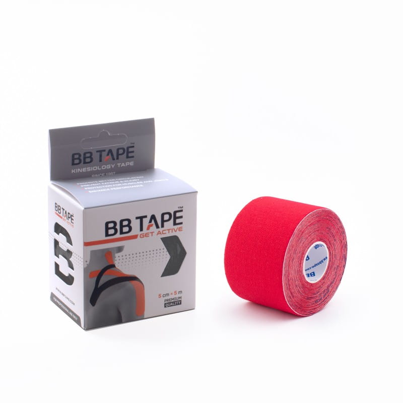 BB Kinesiology Tape 5cm x 5m - czerwony