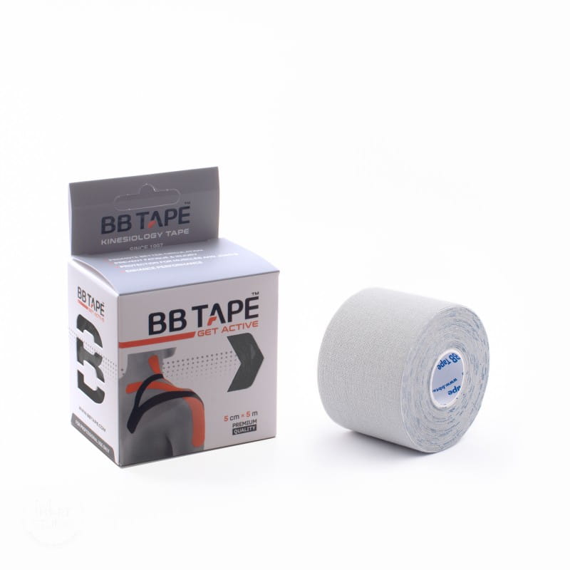 BB Kinesiology Tape 5cm x 5m - szary