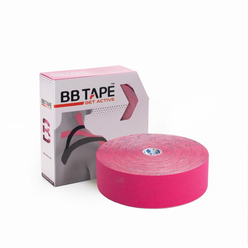 BB Kinesiology Tape 5cm x 32m - różowy